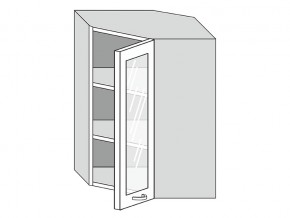 19.60.3у Шкаф настенный (h=913) угловой на 600мм со стекл. дверцей в Озёрске - ozyorsk.магазин96.com | фото