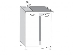2.60.2мн Шкаф-стол на 600мм под накладную мойку с 2-мя дверцами в Озёрске - ozyorsk.магазин96.com | фото