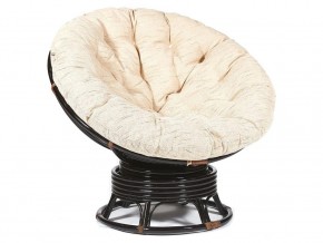 Кресло-качалка Papasan w 23/01 B с подушкой Antique brown, ткань Старт в Озёрске - ozyorsk.магазин96.com | фото