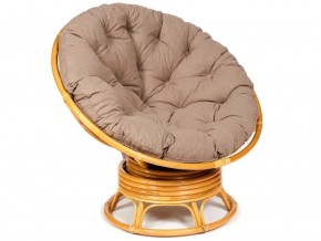 Кресло-качалка Papasan w 23/01 B с подушкой Honey, экошерсть Коричневый в Озёрске - ozyorsk.магазин96.com | фото