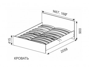 Кровать 1600х2000 ортопедическое основание в Озёрске - ozyorsk.магазин96.com | фото