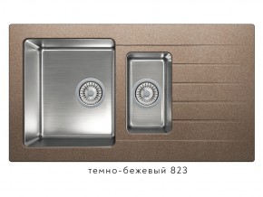 Мойка комбинированная Tolero twist TTS-890 Темно-бежевый 823 в Озёрске - ozyorsk.магазин96.com | фото