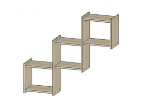 Полка Квадро ясень шимо светлый в Озёрске - ozyorsk.магазин96.com | фото